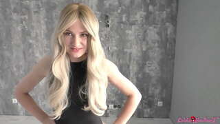 Strumpfhose auf Freund - Freundin Blowjob und Hahn Fahren - Laloka4you