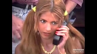 Vintage babes blir hennes hål knullade hårt